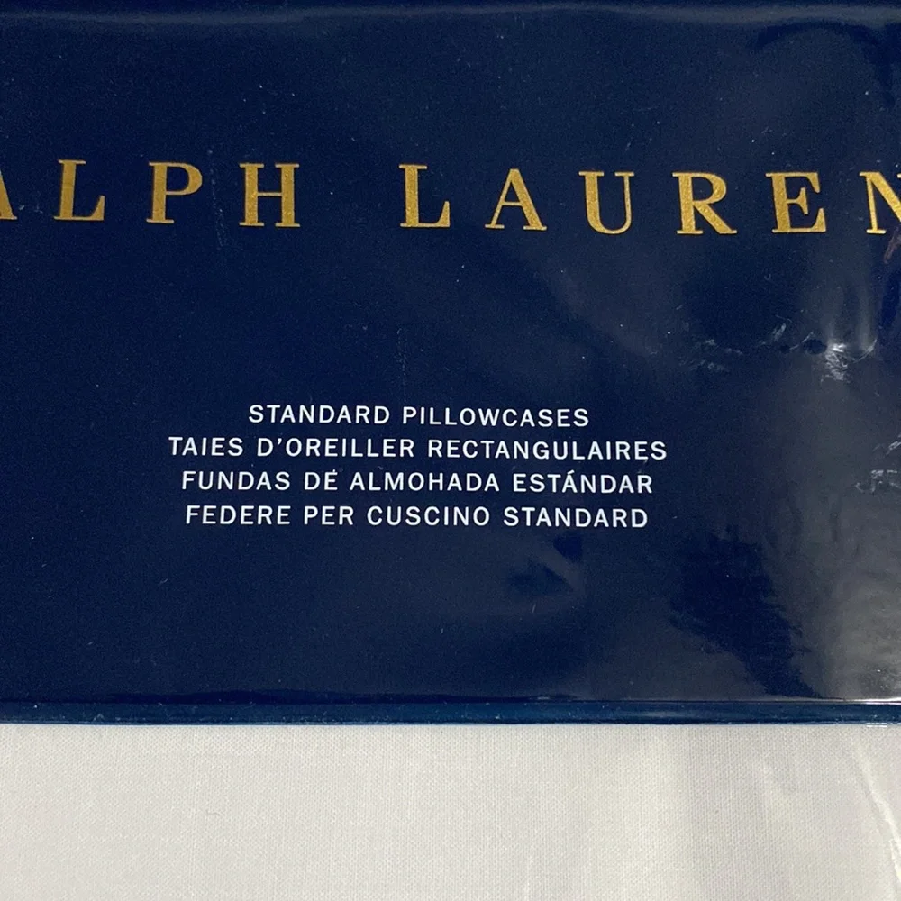 Ralph Lauren KATRINE King size Flat sheet & Standard size pillowcases